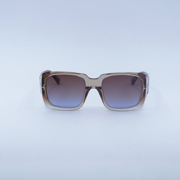 Tom Ford Ryder-02 FT1035 45F Sunglasses Brown Square Frame, Brown Lenses main image 7